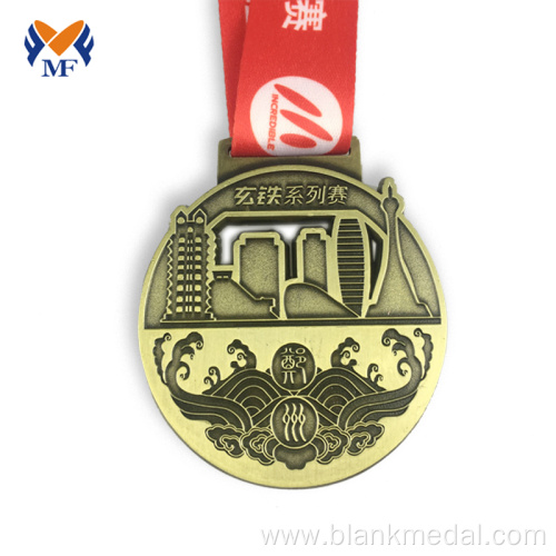 Custom ironman triathlon medals for sale